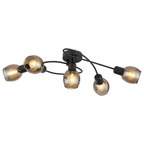 Spot lampa crna-siva 40W 5xE14 M195150 Mitea Lighting