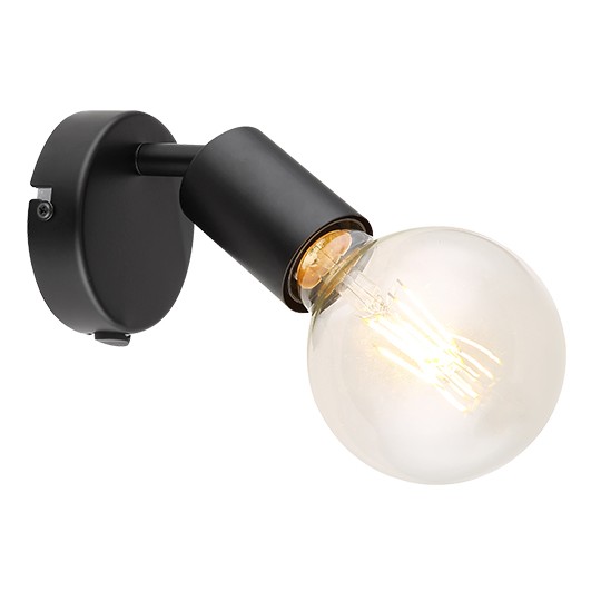 Spot lampa sa prekidačem crna 40W 1xE27 M190110 P