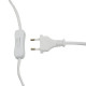 Stona lampa bela 1xE27 40W M190121 Mitea Lighting