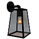 Zidna lampa crna Max.60W IP44 1xE27 baštenska M945 C