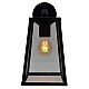 Zidna lampa crna Max.60W IP44 1xE27 baštenska M945 C