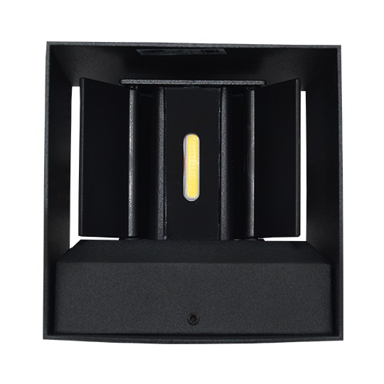 Zidna lampa crna 10W 4000K IP54 L100xW100xH100mm LED baštenska (podesiv ugao) 600lm M954040 C