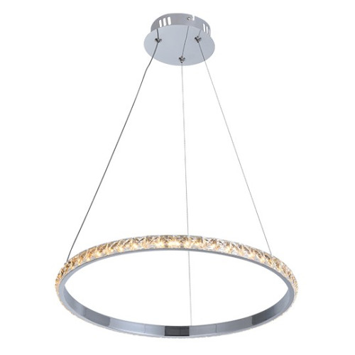 Visilica hrom 400mm LED sa kristalima 25W 4000K M10903-1 Mitea Lighting