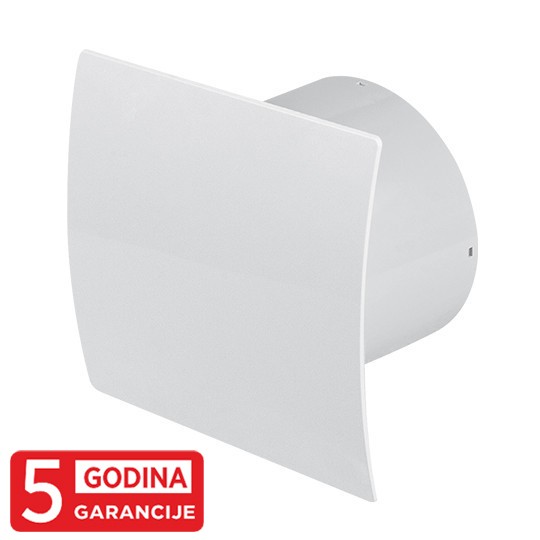 Kupatilski aspirator - ventilator beli sa klemom 5Y ESCUDO WEB125 FI125 Awenta