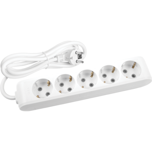 Priklj.prenosna bela petostruka 5Mx3m 3x1,5mm2 16A 250V WLTB0453-2WH EU4 X-tendia Panasonic
