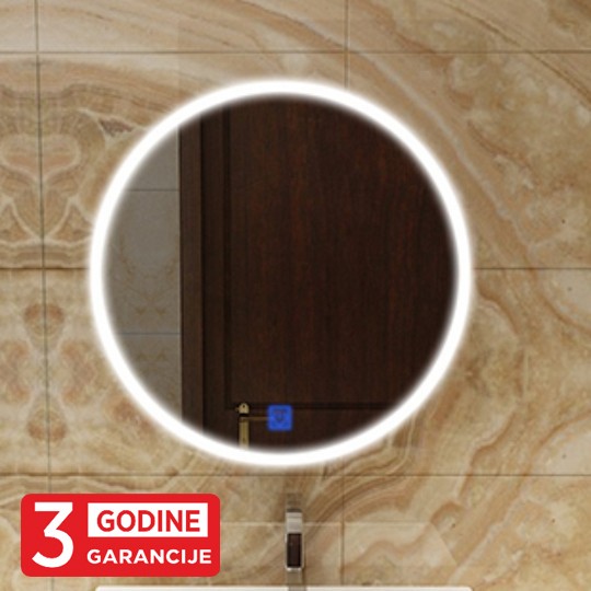 Ogledalo sa pozadinskim LED osvetljenjem Touch dimmer CCT 3000-6500K IP44 20W 600x25mm 3Y M209490