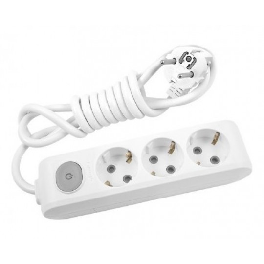 Priklj.prenosna trostruka sa prek. 3MPx2m 3x1,5mm2 16A 250V WLTA0432-2WH EU4 X-tendia bela Panasonic