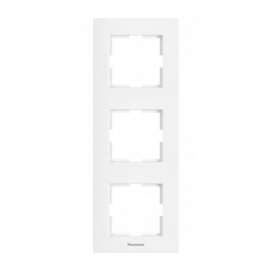 Okvir beli trostruki vertikalni WKTF0813-2WH EU4, Karre Plus Panasonic