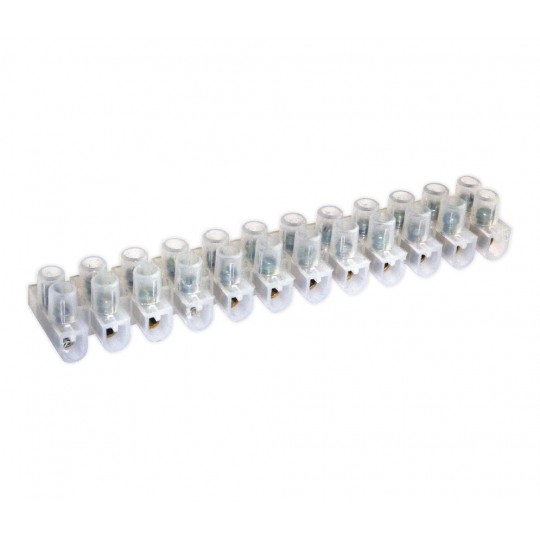 Redna klema PVC 12-polna 10mm2 10A PM-72