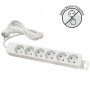 Priključnica bela 16A 250V 3680W 3x1.5mm2 prenosna nerastavna šestostruka (produžni kabl) ME-PR6-5M DZ Mitea Electric