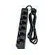 Priključnica crna 16A 250V 3680W 3x1.5mm2 prenosna nerastavna šestostruka (produžni kabl) ME-PR6-2M DZ Mitea Electric