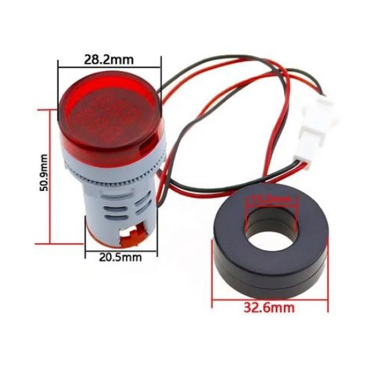 Digitalni ampermetar 0-100A IP65 ME-AD22-22AM