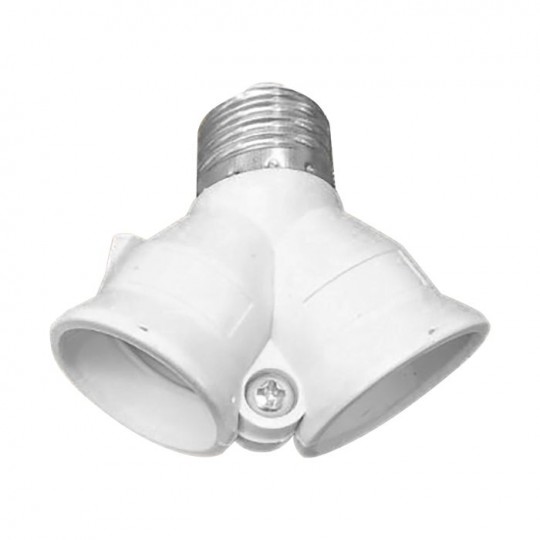 Grlo belo sijalično adapter 2xE27 LH/E27/2XE27-15 Virone