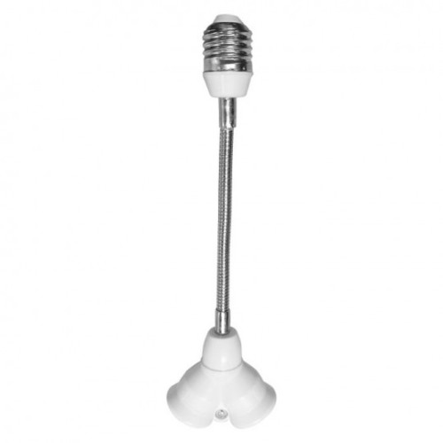 Grlo beli sijalično adapter sa vratom 2xE27 LH/E27/2XE27-16 Virone