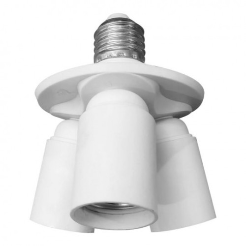 Grlo belo sijalično adapter 3xE27 LH/E27/3XE27-17 Virone