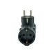 Dvostruki T razvodnik crni 16A 250V 3680W PM-41-C T2