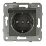 Priključnica tamno siva šuho sa poklopcem II+DZ vijčana 16A 250V WKTT0210-2DG EU4 Karre Plus Panasonic