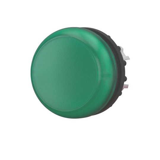 Glava signalne lampe sa glatkim sočivom, fi 22mm IP66, zelena M22-L-G 216773 Eaton