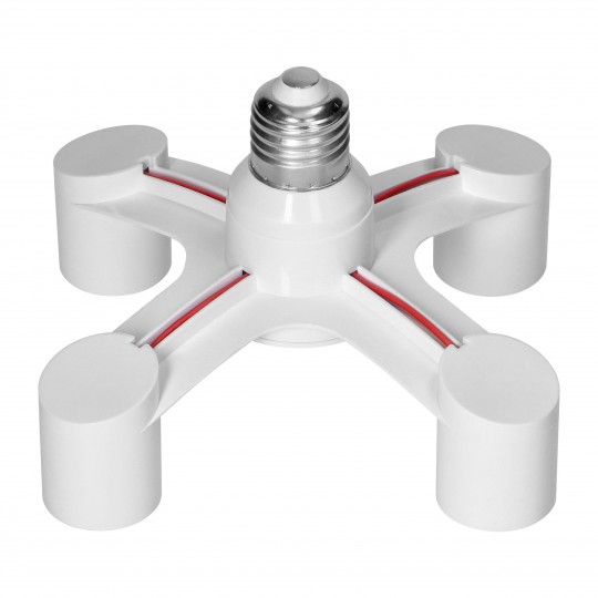 Grlo beli sijalično adapter 4xE27 LH/E27/4XE27-19 Virone
