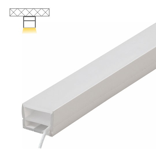 Profil za LED trake IP65 15x10mm sa difuzorom 10m silikonski neon MN15x10