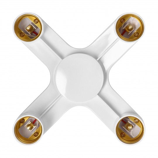Grlo beli sijalično adapter 4xE27 LH/E27/4XE27-19 Virone