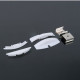 Aluminijumski profil za LED trake crni podni set sa difuzorom 7.8x52x2000mm MA608-C Mitea Lighting