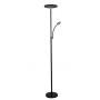 Podna lampa crna LED 27W+7W LED CCT 3000-6000K sa TOUCH dimerom 2200+500lm M71-C