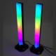 Stona lampa crna set LED 5W RGB H320mm 5V 2x2.5W smart IR+BT+APP M21005-BT