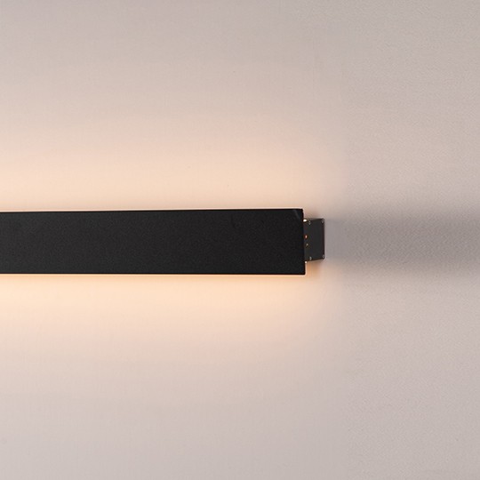 Zidna lampa crna 10W 4000K IP54 LED 900lm M083/500