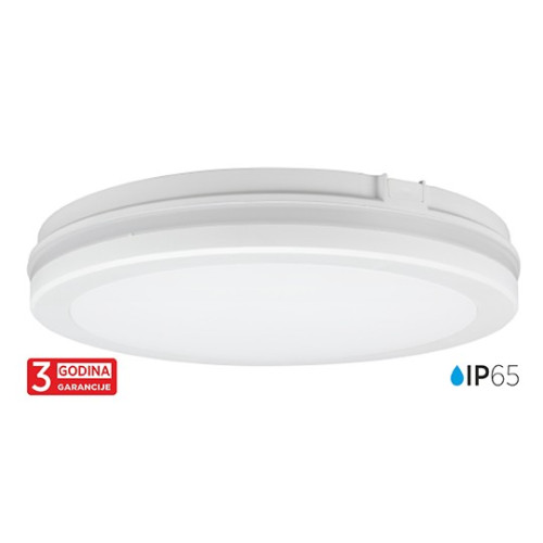 LED plafonjera bela 20W 175~250V 3CCT DIP switch 3000/4000/6500K IP65 200x55mm SMD 3Y M205700-W
