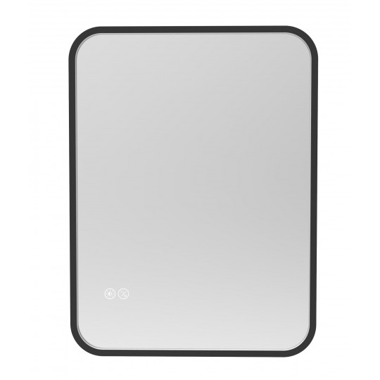 Ogledalo crno 600x800x25mm Touch CCT 3000~6500K IP44 sa pozadinskim LED osvetljenjem 20W 3Y M209496