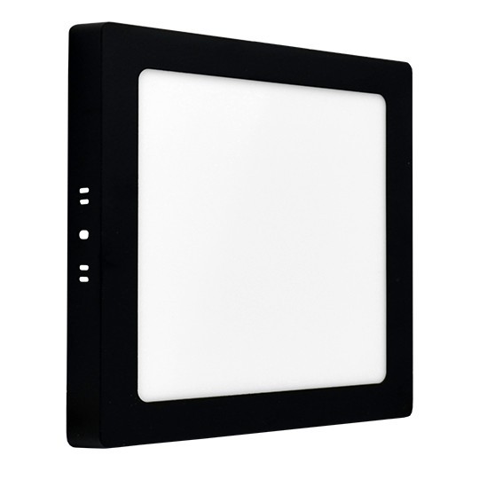 Nadgradni kvadratni led panel crni 18W 4000K M18NK-BK