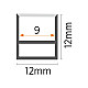 Silikonski neon profil za LED trake IP65 12x12mm sa difuzorom 10m MN12x12