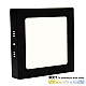 Nadgradni kvadratni led panel crni 12W 3000~6500K M12NK-BK-CCT