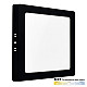 Nadgradni kvadratni led panel crni 18W 3000~6500K M18NK-BK-CCT