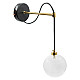 Zidna lampa crno-zlatna 1xG9 max.40W 220V M11091-1Z