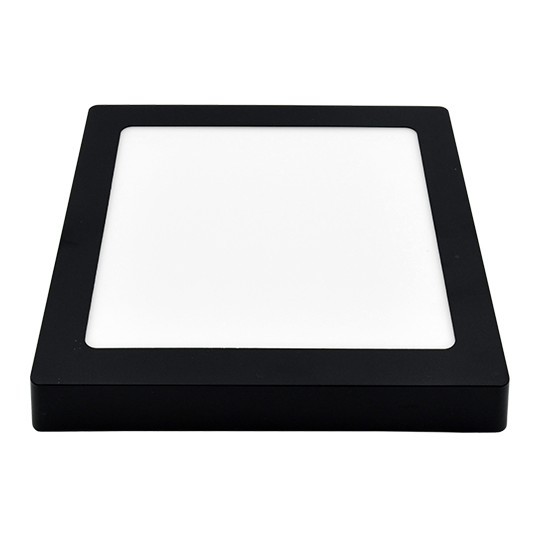 Nadgradni kvadratni led panel crni 18W 3000~6500K M18NK-BK-CCT