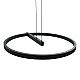 Visilica crna LED 36W 3000K peščano 3Y M10956 Mitea Lighting