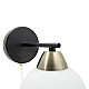 Zidna lampa crna + zlatna + bela 1xE27 max.60W 220V M11090-1Z