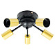 Luster zlatni Max.60W 220~240V crno- 5xE27 M11093-5 Mitea Lighting