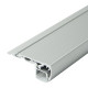 Aluminijumski profil za LED trake sivi 20x60x2000mm za pločice/stepenice sa difuzorom 2m MA4720-A