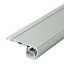 Aluminijumski profil za LED trake sivi 20x60x2000mm za pločice/stepenice sa difuzorom 2m MA4720-A