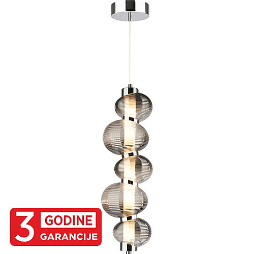 Visilica hrom NIMBUS MAP9401-1A 18W 3000K + smoky LED 3Y Mitea Lighting