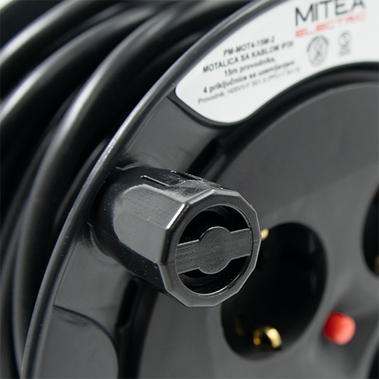 Priključnica 250V-3000W- prenosna - motalica PM-MOT4-15M-2 DZ Mitea Electric