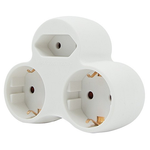 Razvodnik 2+1 2x16A/1x2.5A 250V trostruki PM-49 Mitea Electric