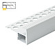 Aluminijumski profil za LED trake beli 22x40x2000mm za pločice/stepenice sa difuzorom 2m MA06-W Mitea Lighting