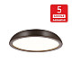 LED plafonjera braon ARCADIA MCL750-450 BR 24W 3000K peskareno 5Y