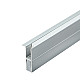 Aluminijumski profil za LED trake sivi 8.2x17.6x2000mm ugradni sa difuzerom 2m MA6490-2