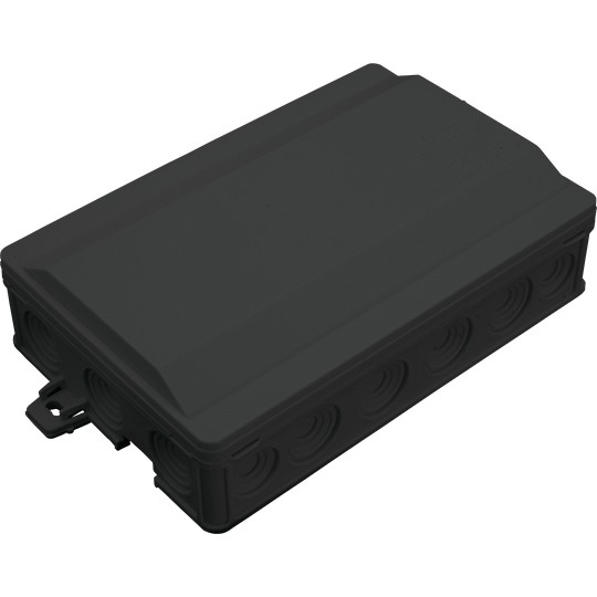 SEZ 6410-30 crna razvodna kutija sa elastičnim uvodnicama 90x135mm IP54, klik sistem