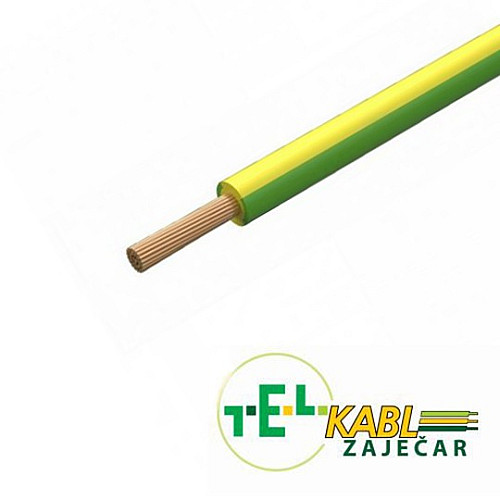 Žica žuto-zelena PF 1 Tel-kabl